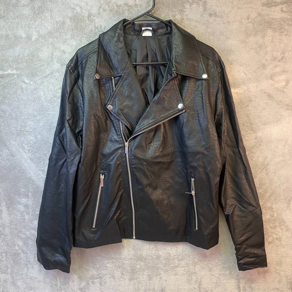 Archie Comics Riverdale Southside Serpents Jacket M Black Faux Leather
